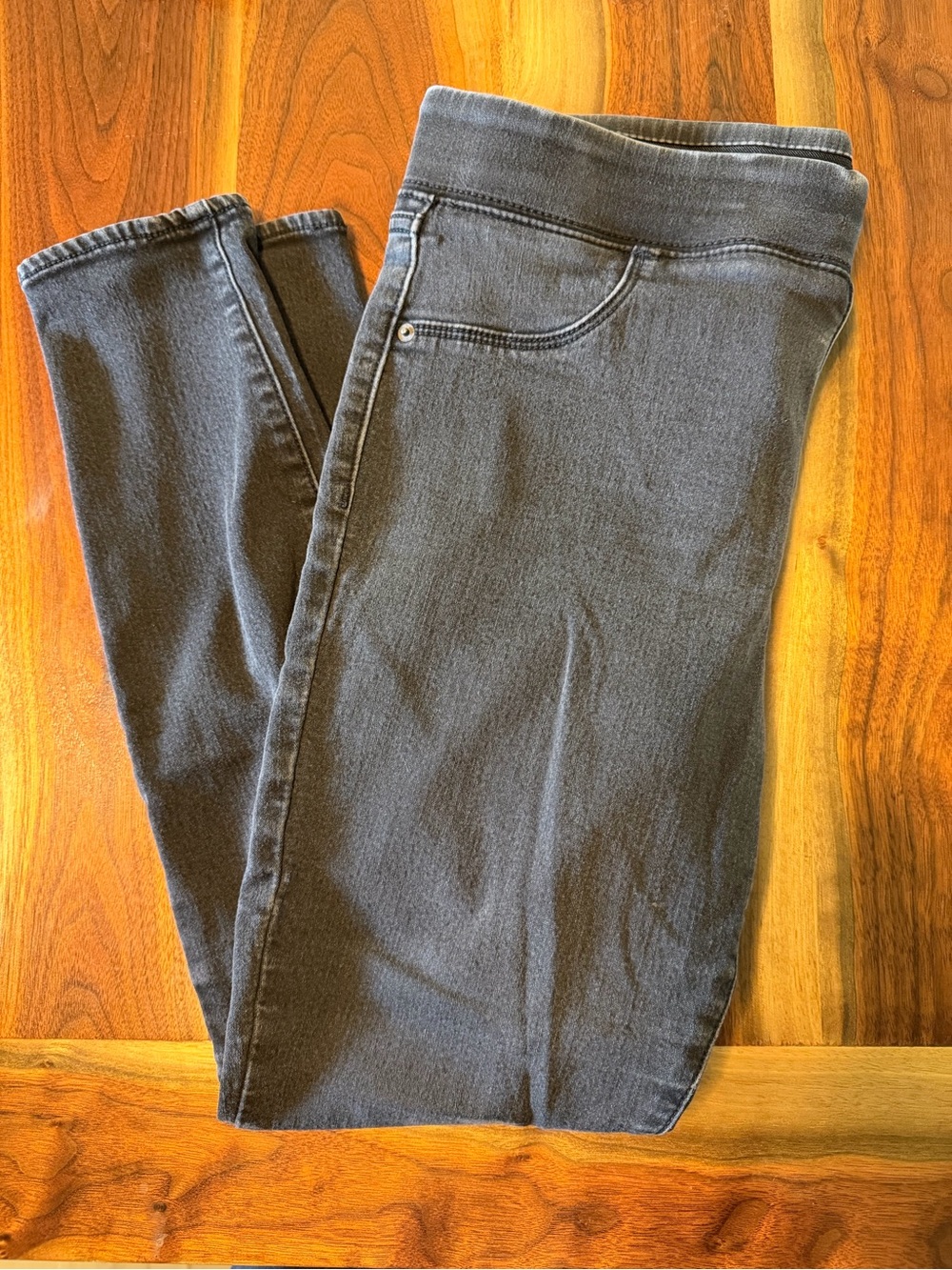 Old Navy Charcoal Stretch Pull-On Jeggings
